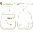 The 3-pack Bagoto in natural bamboo fiber